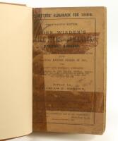 Wisden Cricketers’ Almanack 1888. 25th edition. Original paper wrappers, bound in brown boards, with gilt titles to spine. Two bands of old tape horizontally across the front and rear wrappers, slight age toning to wrappers, old tape to inside front wrapp