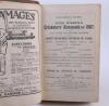 Wisden Cricketers’ Almanack 1907 and 1908. 44th & 45th editions. The 1907 edition lacking original wrappers, bound in old worn quarter leather, with titles to spine. The book, a little tired, with minor staining and annotation to odd page. The 1908 editio