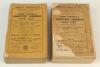 Wisden Cricketers’ Almanack 1907 & 1921. 44th and 58th editions. The 1907 edition only about fair condition, broken spine block, the book split into two parts, wear and major loss to the poor front wrapper which is detached, about fair condition rear wrap