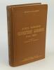 Wisden Cricketers’ Almanack 1898. 35th edition. Original hardback. Very minor wear to head and base of spine paper, some minor wear to internal hinges, minor foxing to odd page otherwise in very good to excellent condition with bright gilt titles to front