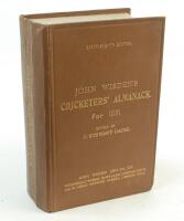 Wisden Cricketers’ Almanack 1931. 68th edition. Original hardback. Some light creasing to spine paper otherwise in generally very good condition with bright gilt titles to front board and spine paper.