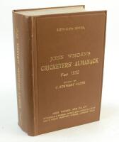 Wisden Cricketers’ Almanack 1932. 69th edition. Original hardback. Very minor wear otherwise in very good condition with bright gilt titles to front board and spine paper.