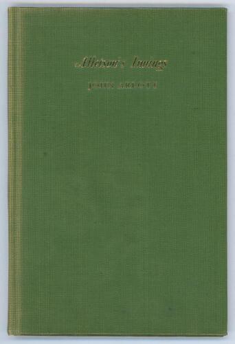 &lsquo;Alletson&rsquo;s Innings&rsquo;. John Arlott. First edition. London 1957. Original green cloth, limited edition number 117 of 200 produced, signed by Arlott. Good/ very good condition