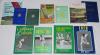 Yorkshire cricket biographies, histories and annuals. Four signed hardback biographies, each with good dustwrapper. &lsquo;Happy Go Johnny&rsquo;, Johnny Wardle 1957, signed by Wardle. &lsquo;From Larwood to Lillee&rsquo;, Trevor Bailey & Fred Trueman 1983, signed by Trueman. &lsquo;F