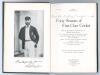 ‘Forty Seasons of First-Class Cricket being the Autobiography and Reminiscences of Richard Gorton Barlow’. R.G. Barlow. First edition, Manchester 1908. Original green cloth with gilt title to front and spine and gilt illustration of Barlow to front cover. - 2