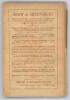 ‘Cricket. Shaw and Shrewsbury’s Team in Australia 1884-1885. The Voyage out. Description of Matches, Description of the Players, The Voyage Home, Batting and bowling averages, &c’. Alfred Shaw and Arthur Shrewsbury. Nottingham 1885. 181pp plus adverts and - 2