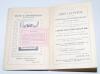 ‘Cricket. Shaw and Shrewsbury’s Team in Australia 1884-1885. The Voyage out. Description of Matches, Description of the Players, The Voyage Home, Batting and bowling averages, &c’. Alfred Shaw and Arthur Shrewsbury. Nottingham 1885. 181pp plus adverts and - 5