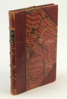 ‘England v Australia, the Story of the Test Matches’, J.N. Pentelow, Bristol 1895, bound in three quarter red leather binding with marbled boards, lacking original wrappers, with gilt titles to spine. Bold ink signature of Pentelow laid to front end paper