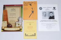 Sussex cricket. Three original exhibition catalogues relating to Sussex cricket including two held at Hove Museum of Art. ‘Sussex Cricket Past and Present’, original illustrated catalogue for the exhibition held ‘under the auspices of Sussex County Cricke