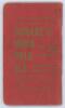 Hampshire C.C.C. County Cricket Guide 1913. Official County Guide edited and published by H. King, ‘Hants Advertiser Newspaper’. Original red decorative wrappers. Padwick 2029. Some wear to covers and spine, rusting to staples, otherwise in good/ very goo - 2