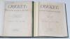 ‘Cricket: A Weekly Record of the Game’ 1885 & 1888. Two bound volumes. Volume IV. Numbers 80-109 (31st January to 24th December 1885). Bound in modern green leather, title in gilt to spine. Title page and contents page to front, lacking original wrappers. - 2