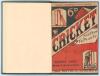 Cricket, and how to play it, with the rules of the Marylebone Club’. by Robert Abel (Member of the Surrey Eleven). Dean & Son of Fleet Street. (Dean’s Champion Handbooks) 1894. New and revised edition. Padwick 482. Bound in green boards, with original dec