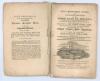 ‘The Cricketers’ Guide, or A Concise Treatise on the Noble Game of Cricket, as practised by the most eminent players...’. William Lambert. Fifth edition ‘with considerable additions and corrections’. Sussex Press, Lewes: printed and sold by J. Baxter; by - 2