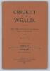 ‘Cricket in the Weald. With Final Foot-notes to the previous Issues of this Series’ by H.P.-T. [Percy Francis Thomas]. Published and printed by C.H. Richards, Nottingham 1929. 128pp plus 23pp index to publications to rear. Original paper wrappers. Padwick