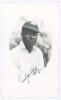 George Aphonso Headley. Jamaica & West Indies 1927-1954. Excellent mono real photograph plain back postcard of Headley