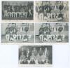 Kent C.C.C. 1905 & 1906. Five mono postcards of Kent teams of 1905 and 1906, each with players seated and standing in rows. One postcard of the 1906 team is a real photograph by B.C. Flemons of Tonbridge, with handwritten title in ink to front ‘Kent 1906-