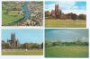 Worcester County Cricket Ground 1907 onwards. A selection of eight postcards depicting scenes of matches in play and one aerial view of Worcester County Cricket Ground. Includes one early sepia real photograph postcard postmarked 1907, publisher unknown, - 3