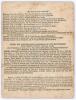 &lsquo;All England Eleven against United Eleven, for the Benefit of The Cricketers&rsquo; Fund)&rsquo; 1861. Early original double sided scorecard with complete printed scores for the match played at Lord&rsquo;s, 3rd- 5th June 1861. All England batted first, making only 74 with - 2
