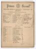 American Baseball Players tour to England 1874. &lsquo;Princes&rsquo; Club & Ground v. Eighteen of America&rsquo;. Early and rare original single sided scorecard with complete printed and handwritten scores in ink for the match played at the Prince&rsquo;s Ground, Chelsea, 6th &