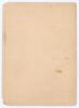 American Baseball Players tour to England 1874. &lsquo;Princes&rsquo; Club & Ground v. Eighteen of America&rsquo;. Early and rare original single sided scorecard with complete printed and handwritten scores in ink for the match played at the Prince&rsquo;s Ground, Chelsea, 6th & - 2