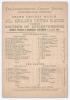 ‘Grand Cricket Match, All England [London] United Eleven versus Sixteen of Leicestershire’ 1879. Early original single sided scorecard with complete printed scores for the match played at Grace Road, Leicester, 1st- 3rd September 1879. The sixteen of Leic