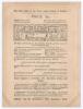Australia tour to England 1886. &lsquo;England v. Australia&rsquo;. Third Test 1886. Early original double sided scorecard with complete printed scores for the third and final Test match, Kennington Oval, 12th- 14th August 1886. England won the toss and elected to ba - 2