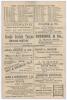 Australia tour to England 1905. ‘England v. Australia’. First Test. Early original double sided scorecard with incomplete printed scores for the 1st Test at Trent Bridge, 29th- 31st May 1905. England won the toss, elected to bat and were bundled out for 1 - 2