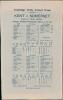 ‘Tunbridge Wells Cricket Week. Kent v. Somerset’ 1911. Original commemorative silk scorecard for the match played at the Neville Ground, 10th- 12th July 1911, in which Frank Woolley scored a century in each innings for the first time in his career. Kent b