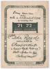 Colin Blythe. Kent & England 1899-1914. &lsquo;Kent v. Somerset&rsquo; 1912. Original double sided scorecard with complete printed and faintly handwritten scores in pencil for the match played at the Bat and Ball Ground, Gravesend, 16th & 17th May 1912. Kent elected - 2