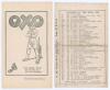 The Ashes. England v Australia 1921. Four original double sided scorecards for four of the five matches in the 1921 Ashes Test series. Scorecards are 2nd Test, Lord&rsquo;s, 11th- 14th June, incomplete printed and faintly handwritten scores in pencil. England s - 4
