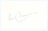 Franz Beckenbauer. Bayern Munich & West Germany. Signature of Beckenbauer on plain white postcard. Very good condition.