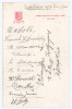 Australian tour of England 1902. Essex County Cricket Club letterhead beautifully signed by fourteen members of the Australian touring team to England in 1902. Signatures are Joe Darling (Captain), Monty Noble, Warwick Armstrong, Victor Trumper, Hanson Ca