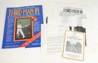 ‘Lost world of a camera-artist: Third Man In. G.W. Beldam & the art of Edwardian cricket’. Compiled by George A. Beldam, foreword by Charles A. Fry. George Beldam Collection, London, 1991. Original printed dustwrapper for the book plus rough proof copies 