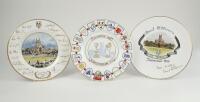 Cricket plates with heavy Worcestershire cricket interest. Limited edition plates are Worcestershire County Champions 1988 (Royal Grafton), 1989 (Royal Grafton), Double Winners 1988, County Champions & Refuge (Royal Worcester), Century of Centuries plates