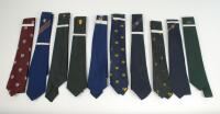 Cricket ties 1960’s to 1980’s. Good collection of home and international cricket ties, ties include ‘Australia World Cup 1975’, Australian tour of England & Sri Lanka 1981, Pakistan, Den Haag, Transvaal, West Indies, Ray Julian Benefit, Ken Barrington Ben