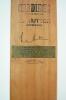 Leonard ‘Len’ Hutton. Yorkshire & England 1934-1955. H. Gradidge & Sons ‘Len Hutton Autograph’ bat used by Hutton to score his last first class century for Yorkshire against Nottinghamshire at Trent Bridge in 1955. A rectangular brass plaque attached to t - 2