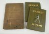 &lsquo;Famous Cricketers and Cricket Grounds&rsquo;. C.W. Alcock 1895. Bound copy with original wrappers for each edition. Good condition. Sold with &lsquo;Cricket of Today and Yesterday&rsquo;. Volumes 1 and 2. Percy Cross Standing. London 1904 and &lsquo;The Book of Cricket&rsquo;. C.B. F