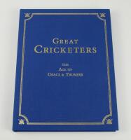 ‘Great Cricketers. The Age of Grace & Trumper’. Compiled by George Beldam, jnr. Boundary Books, Cheshire 2000. Limited edition no. 411 of 548, signed by Cornelia Beldam. Short listed for the Cricket Society Book of the Year in 2000. Very good condition