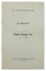 ‘In Memoriam. Charles Burgess Fry 1872-1956’. Eight page original memorial service booklet for Fry, the funeral was held at St. Martin-in-the-Fields Church on the 18th September 1956. The address was made by Harry Altham. Rare