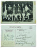 ‘Somerset XI’ 1903. Mono printed postcard of the Somerset team, standing and seated in rows wearing various cricket blazers, with title to lower border. Wrench Series 3279. Signed to verso by seven Somerset players from the turn of the century. Three of t