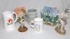 Cricket ceramics, metalwork, games, commemoratives and glassware. A good selection including ‘Worcestershire County Cricket Club. Champions 1964’. Jasperware 5” green/grey ceramic tankard produced to commemorate the Championship win, two cricket club pavi