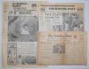 Original newspapers 1860s-2000s. A comprehensive collection of over eighty home and overseas newspapers, the majority complete copies, with good cricket coverage. Issues include ‘The Daily Gleaner’, Kingston, Jamaica, June 1955 ‘Cricket Souvenir’ for ‘Wes - 2