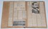 ‘The Life of W.G. Grace’. Large format scrapbook comprising a good selection of newspaper cuttings relating to Grace’s childhood and playing career, with reports of his achievements and anecdotes, and also his brothers Edward Mills Grace and George Freder - 3