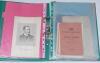 Hampshire C.C.C. Selection of ephemera relating to the club or players or officials from the club contained in a green file. Items includes an official menu for the Dinner held in 1961 having won the County Championship, ‘The Summer of Triumph 1961’, a fo