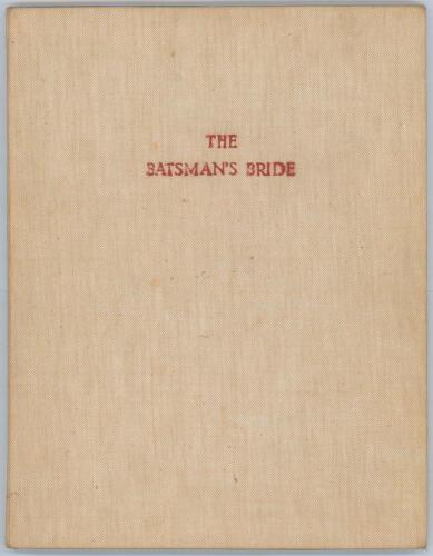 &lsquo;The Batsman&rsquo;s Bride&rsquo;. Percy Heywood and Donald Hughes. Original handwritten musical score bound in cloth covers of songs for an operetta in the style of Gilbert and Sullivan written in the late 1940s and first performed at Rydal School Colwyn Bay in 1948