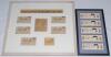 England Test match tickets 1963-2016. A collection of original match tickets, the majority window mounted, framed and glazed in groups. Includes an original individual match ticket for the 4th day, 4th Test, England v. West Indies, Lord’s, 24th June 1963 - 2