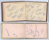 Autograph albums 1950-1954. Two autograph albums, comprising over two hundred and thirty signatures in ink and pencil. The majority are County teams collected at various Kent and other grounds including Canterbury, Tunbridge Wells, Gravesend, Gillingham, 