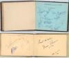 Autograph albums 1950-1954. Two autograph albums, comprising over two hundred and thirty signatures in ink and pencil. The majority are County teams collected at various Kent and other grounds including Canterbury, Tunbridge Wells, Gravesend, Gillingham, - 2