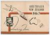 Alec Victor Bedser. Surrey & England 1939-1960. M.C.C. tour of Australia & New Zealand 1946/47. Official M.C.C. Christmas card with decorative covers and printed caricatures of the M.C.C. team by Mailey to rear page. Signed in ink ‘Alec Bedser’ to inside.