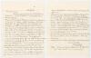 Henry Ling. Cricket writer. Two handwritten letters to Neville Weston from Ling at his home in Croydon. In one, a two page letter dated 19th July 1936, Ling is enquiring whether Weston has heard from &lsquo;Dr. [T.R.] Hunter. What a disappointment he has been&rsquo;.